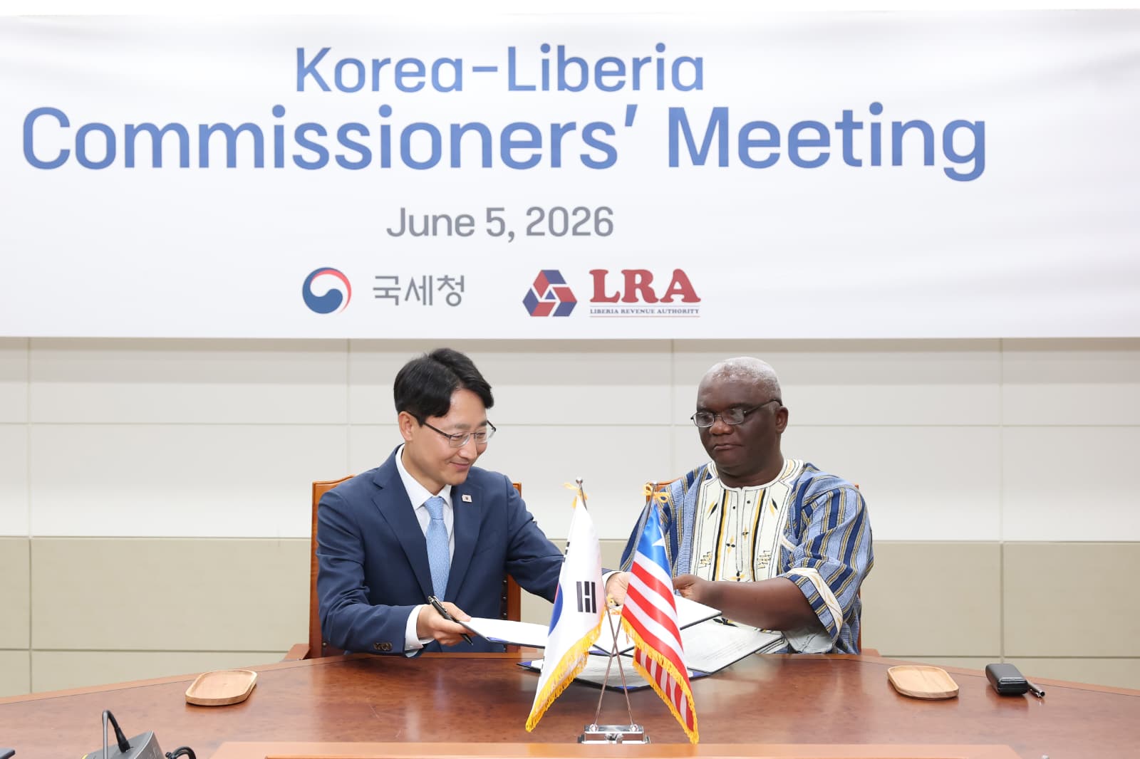 LRA, South Korea National Tax Service Sign Three Landmark Agreements to Advance Digital Transformation and Tax Cooperation